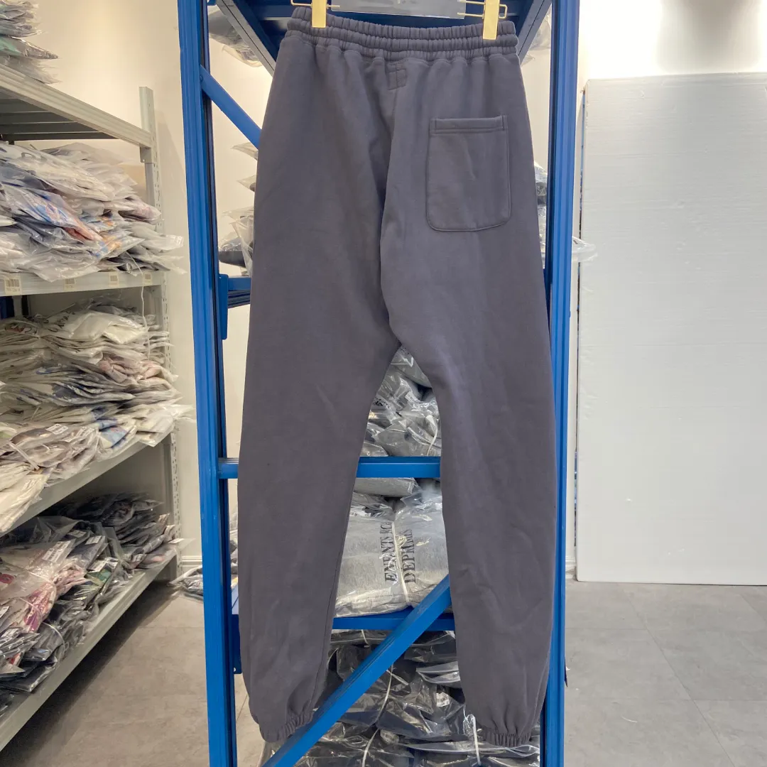 SAINT MICHAEL American street retro letter print washed and distressed loose casual leggings trousers and sweatpants Style number: SM650 Size: S-M-L-XL Color: black-blue Price: P236